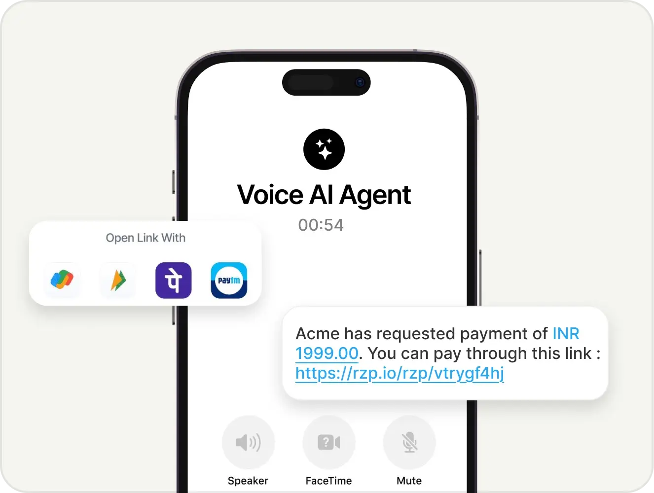 Instant payment links