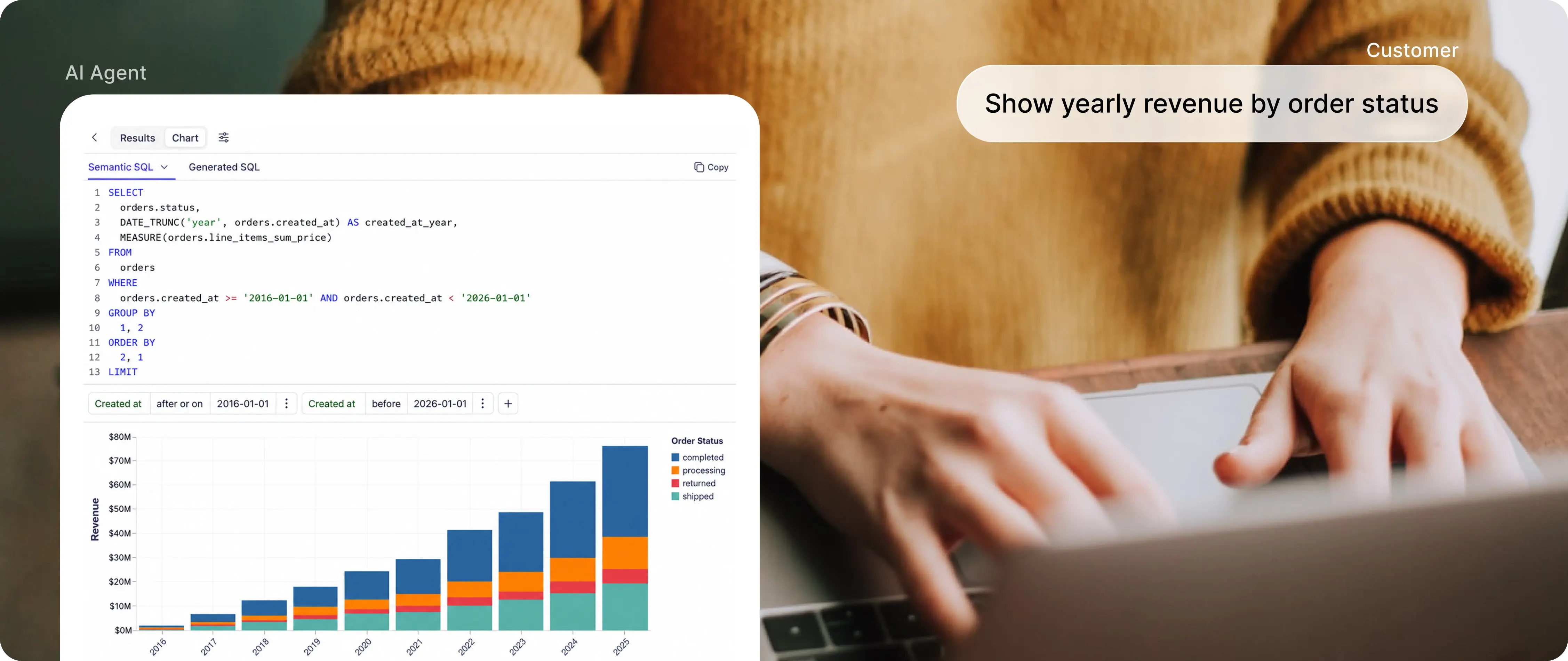 Data Agents — Query data and uncover actionable insights.